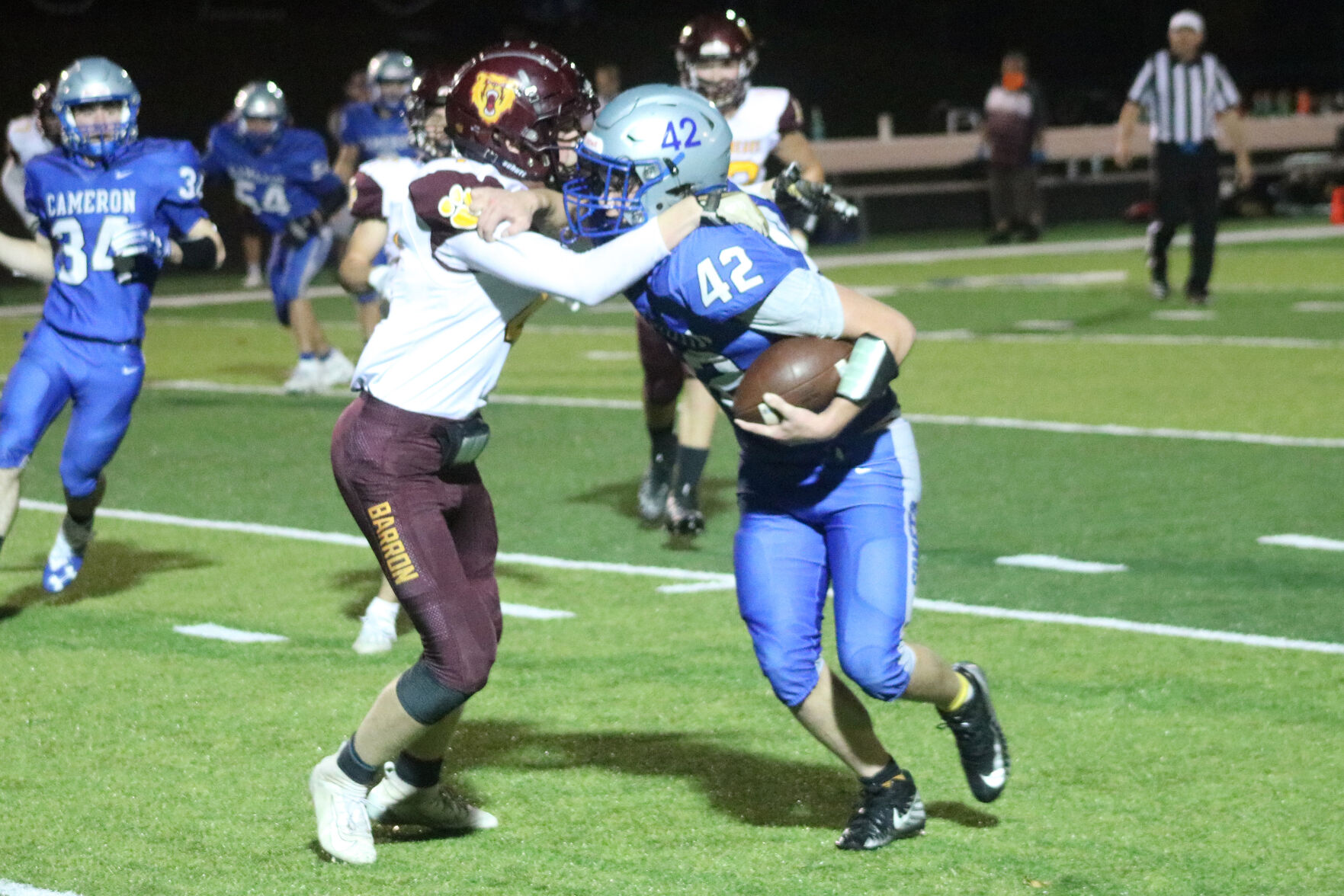 Cameron vs. Barron football 10-9-20